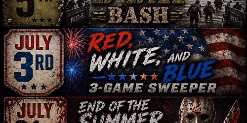Friday Night Tough Stuff. Red, White, and Blue 3-Gamer. 
