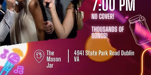 Karaoke Night at the Mason Jar