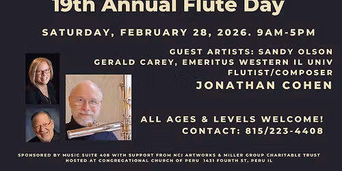 19th Annual 2026 Flute Day