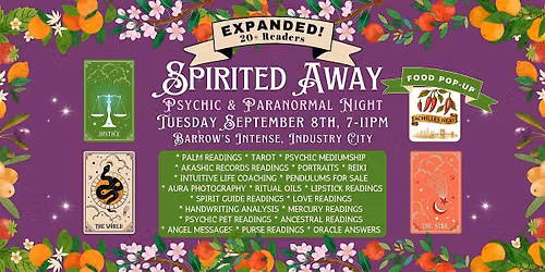 Spirited Away Psychic & Paranormal Night Expanded! 20+ Readings