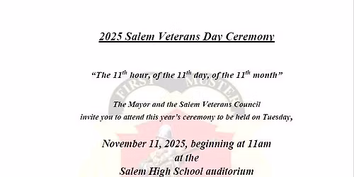 City of Salem Veterans Day Ceremony