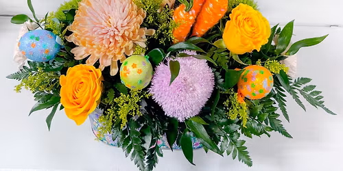 Wine & Design Fresh Easter Centerpiece Workshop