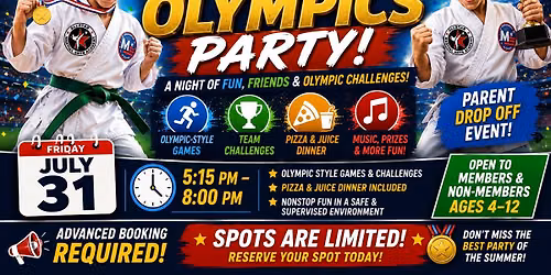 Allstar Summer Olympics: Parents Night Out Party!
