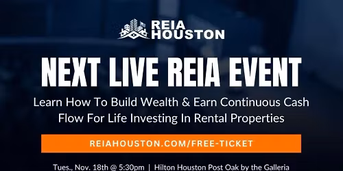 LIVE EVENT: Build Wealth & Earn Cash Flow For Life Investing In Rentals