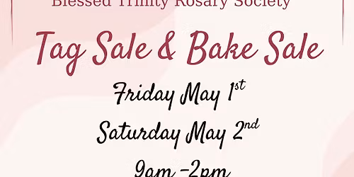 Rosary Tag & Bake Sale 