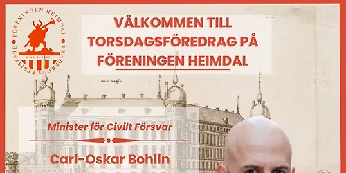 Carl-Oskar Bohlin - Minister f\u00f6r civilt f\u00f6rsvar