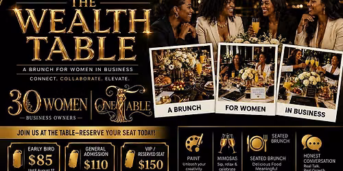 Pull Up  A Seat - THE WEALTH TABLE
