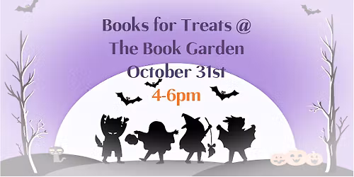 Books for Treats @ The Book Garden in Bountiful
