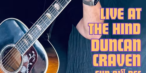 Duncan Craven Live At The Hind