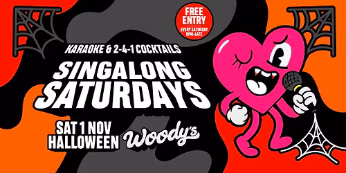 Singalong Saturdays Halloween Special - Karaoke & 2-4-1 Cocktails