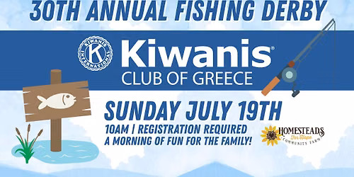 30th Annual Kiwanis of Greece Fishing Derby