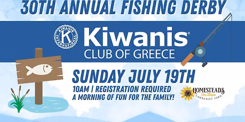30th Annual Kiwanis of Greece Fishing Derby