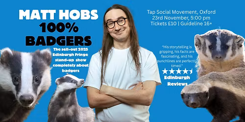 Stand-Up Comedy Night w\/ Matt Hobs: 100% Badgers
