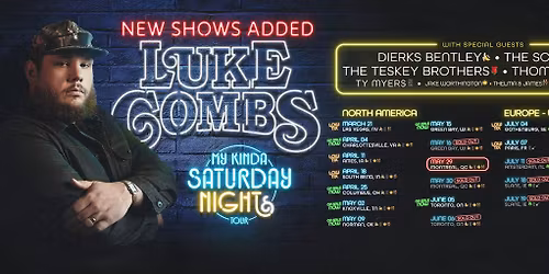 Luke Combs Edinburgh Tickets