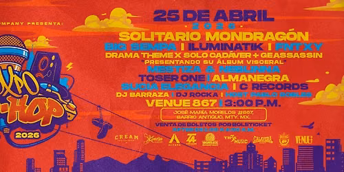 Expo Hip Hop Monterrey 2026 — Venue 867