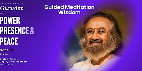 Beginner-friendly meditation with world-renowned master - Boston, Sept 25
