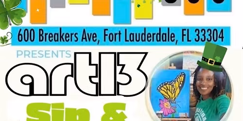 Art13 Sip N Paint with Constance Ivanna at Gallery600FTL