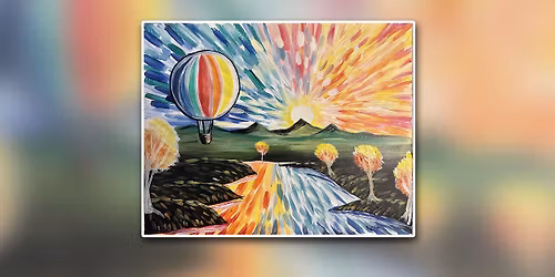 High Above Sunrise - Paint Night Fundraiser for V.F.W. Hall #1267