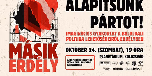 Alap\u00edtsunk p\u00e1rtot! \u25fe\ufe0f M\u00c1SIK ERD\u00c9LY \u25fe\ufe0f Okt\u00f3ber 24., 19:00