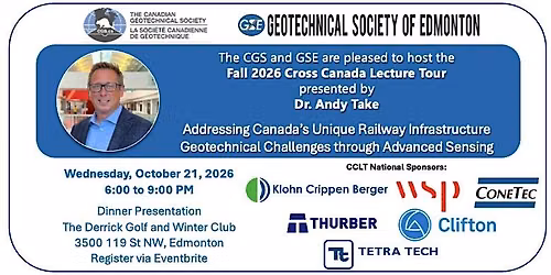 2026 Fall Cross Canada Lecture Tour with Dr. Andy Take