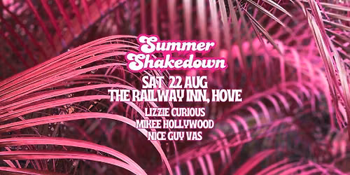 Summer Shakedown Sat 22nd Aug at Railway Inn