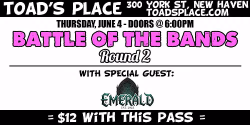 Battle of the Bands Toads Place