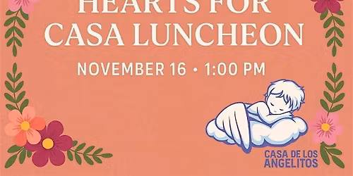 Hearts for Casa Luncheon & Bingo - Discover the Power of Hope