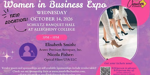 Meadville Chamber's Women in Business Expo