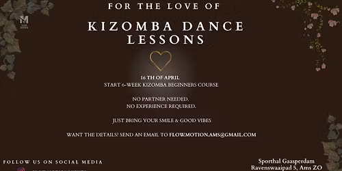 Kizomba Dance Lessons - Amsterdam Zuidoost