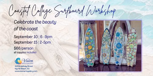 Coastal Collage Surfboard Workshop