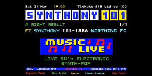 Synthony 101 @ The 1886 Lounge