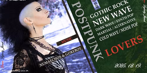 Postpunk Lovers \/ MetroKlub \/ Xmas 25.