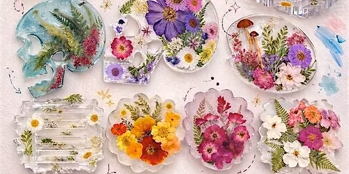 Dried Flower Resin Coaster Workshop