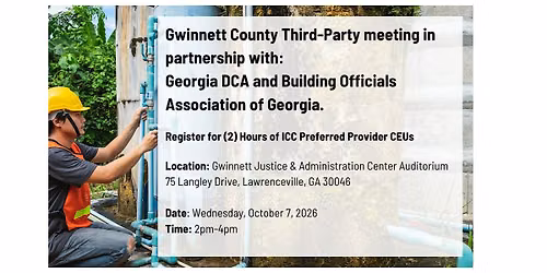 Gwinnett County Third-Party Meeting