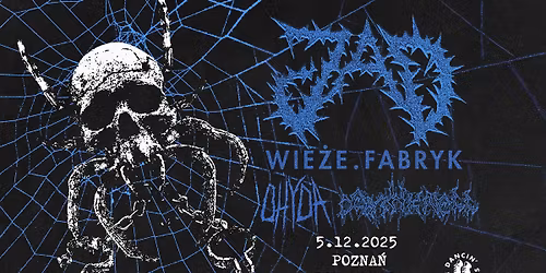 JAD, WIE\u017bE FABRYK, OHYDA, DEATHKNELL | 05.12.2025 Pozna\u0144, Pod Minog\u0105
