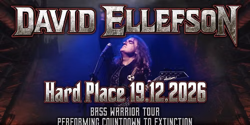 David Ellefson (ex MEGADETH) -  Countdown to Extinction ( Zagreb - Hard Place)