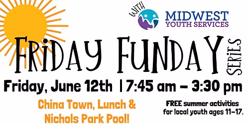 Friday Funday with MYS - China Towne in Springfield & Nichols Park Pool!