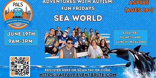 PALS: AwA Fun Friday @ Sea World (Ages 18+)