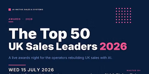 Top 50 Sales Leaders Awards 2026