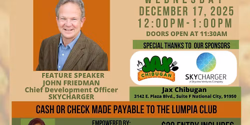 Lumpia Club Luncheon - December 2025