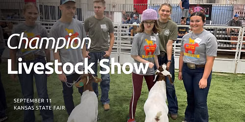 Champion Livestock Show with Special Olympics Kansas