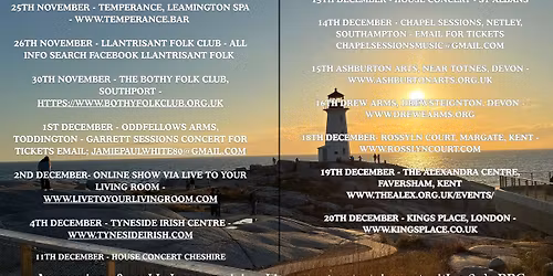 SOUTHPORT: Tim Edey's Celtic Christmas (and more) at The Bothy Folk Club