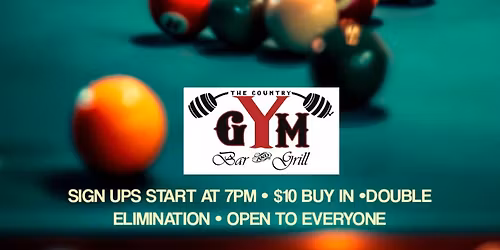 Pool Tournament at The Country Gym in Gulf Breeze