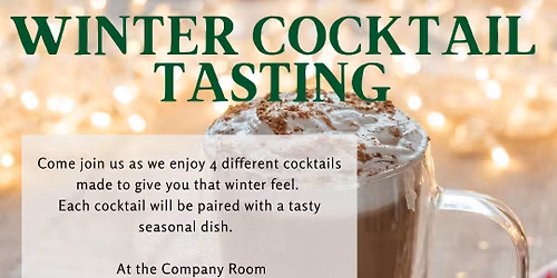 WINTER COCKTAIL TASTING 