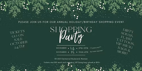 Holiday Shopping Event