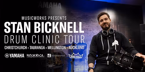 Stan Bicknell Live: The Drum Clinic Tour - Wellington