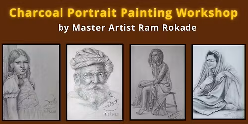 Charcoal Portrait Painting Workshop