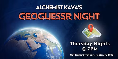 GeoGuessr Night at Alchemist Kava Bar & Lounge