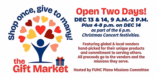 FUMC Plano Gift Market