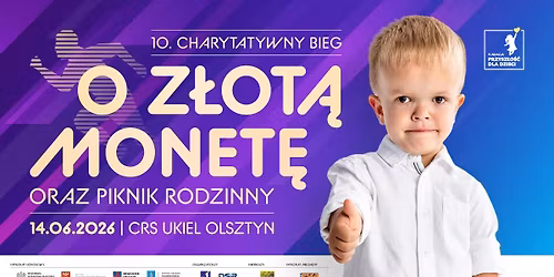 X charytatywny Bieg o Z\u0142ot\u0105 Monet\u0119 I Piknik rodzinny